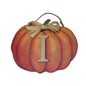 Ashland I Monogram Pumpkin Wall Decor